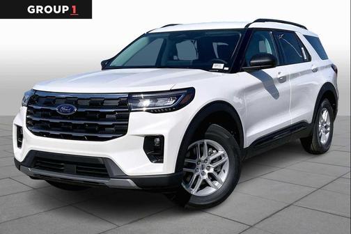 Star White Metallic Tri-Coat 2026 Ford Explorer Active w/200A Pkg