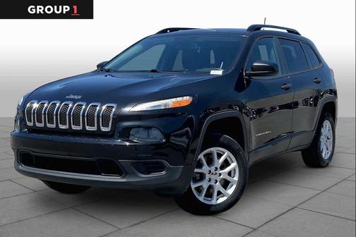 Brilliant Black Crystal Pearlcoat 2016 Jeep Cherokee Sport