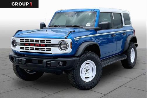 Velocity Blue Metallic 2026 Ford Bronco Heritage Edition