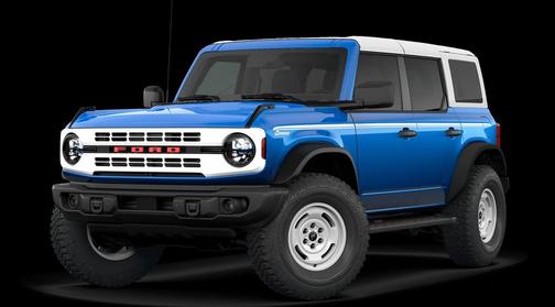 Velocity Blue Metallic 2026 Ford Bronco Heritage Edition
