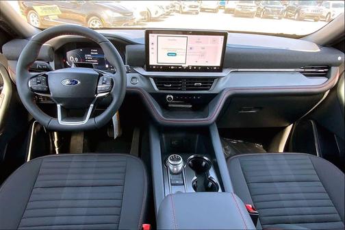 Star White Metallic Tri-Coat 2026 Ford Explorer ST-Line