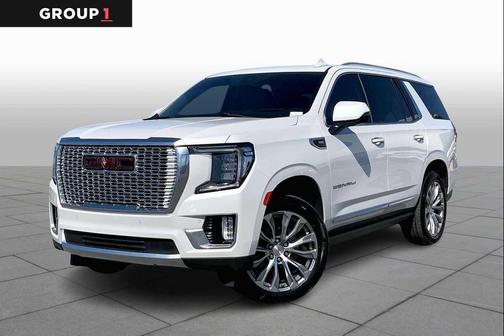 White Frost Tricoat 2021 GMC Yukon Denali