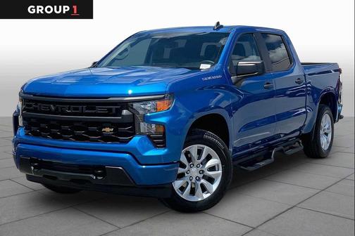 Glacier Blue Metallic 2024 Chevrolet Silverado 1500 Custom