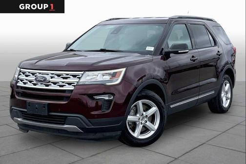 Burgundy Velvet Metallic Tinted Clearcoat 2019 Ford Explorer XLT