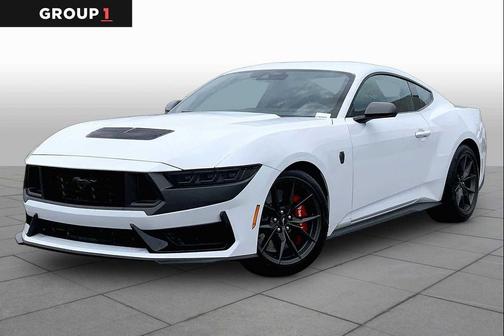 Oxford White 2025 Ford Mustang Dark Horse Fastback