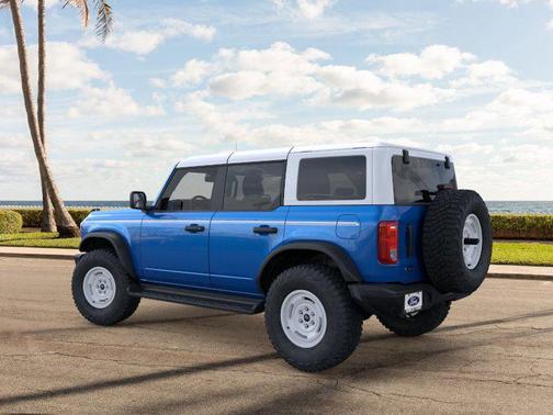 Velocity Blue Metallic 2026 Ford Bronco Heritage Edition