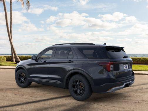 Agate Black Metallic 2026 Ford Explorer Tremor