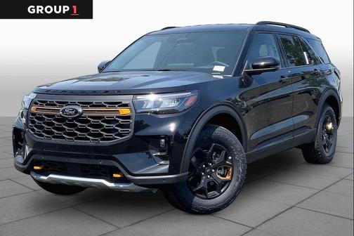 Agate Black Metallic 2026 Ford Explorer Tremor