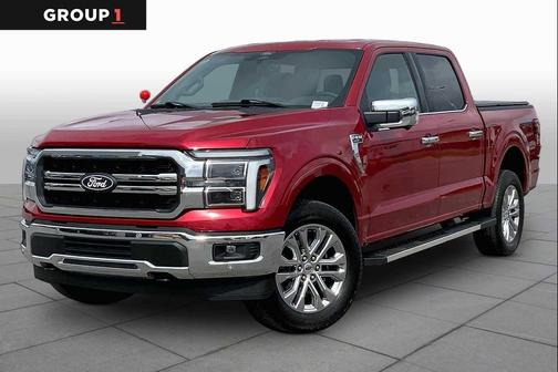 Rapid Red Metallic Tinted Clearcoat 2025 Ford F-150 Lariat