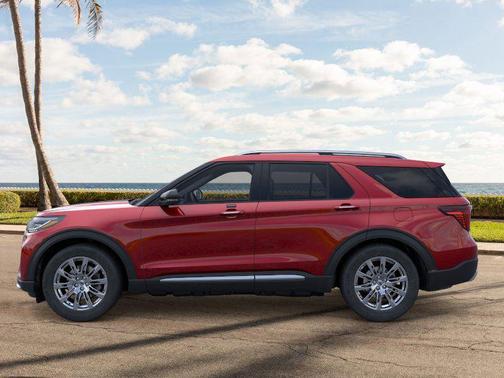 Rapid Red Metallic Tinted Clearcoat 2026 Ford Explorer Platinum