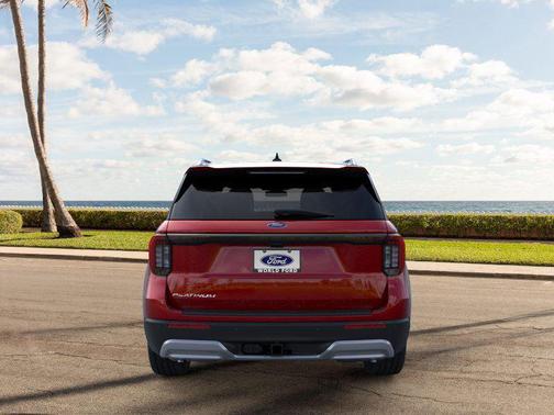 Rapid Red Metallic Tinted Clearcoat 2026 Ford Explorer Platinum