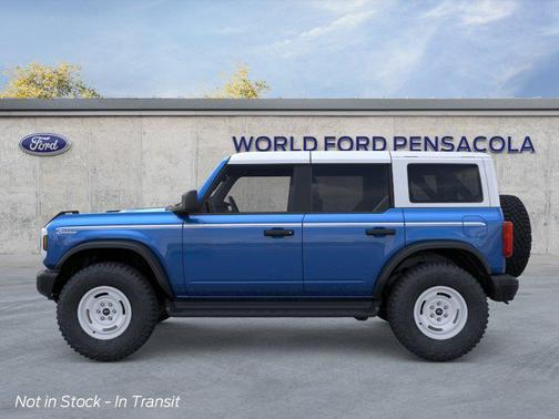 Velocity Blue Metallic 2026 Ford Bronco Heritage Edition