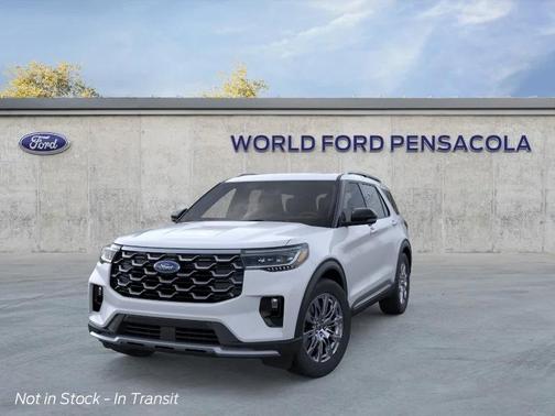 Silver 2026 Ford Explorer Platinum