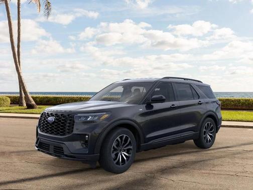 Agate Black Metallic 2026 Ford Explorer ST-Line