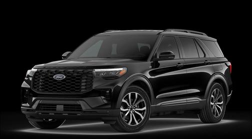 Agate Black Metallic 2026 Ford Explorer ST-Line