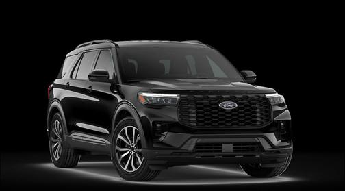 Agate Black Metallic 2026 Ford Explorer ST-Line