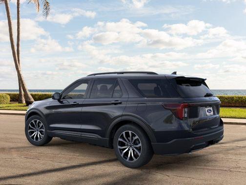 Agate Black Metallic 2026 Ford Explorer ST-Line