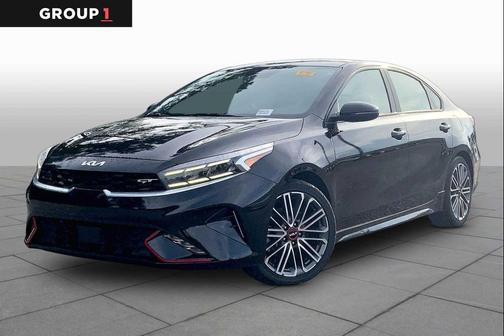 Aurora Black 2024 Kia Forte GT