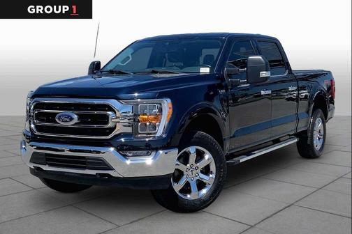 Antimatter Blue Metallic 2022 Ford F-150 XLT