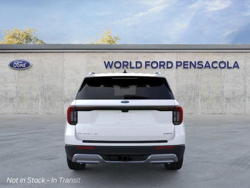Star White Metallic Tri-Coat 2026 Ford Explorer Platinum