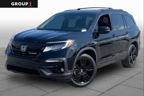Crystal Black Pearl 2021 Honda Pilot AWD Black Edition