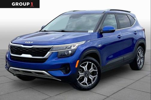 Neptune Blue 2022 Kia Seltos EX