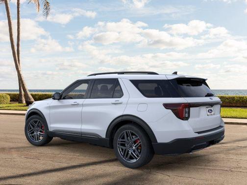 Space White Metallic 2026 Ford Explorer ST-Line