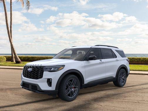 Silver 2026 Ford Explorer ST-Line