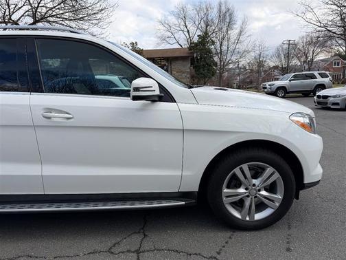 White 2015 Mercedes-Benz M-Class ML 350