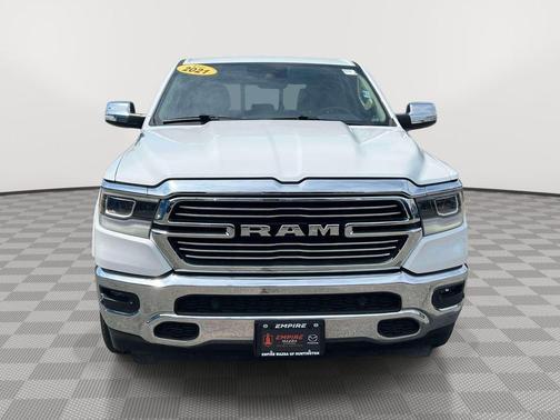 Bright White Clearcoat 2021 RAM 1500 Laramie
