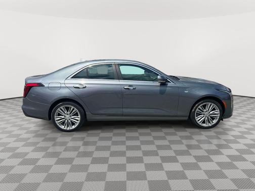 Satin Steel Metallic 2021 Cadillac CT4 Premium Luxury