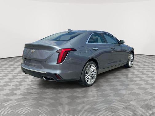 Satin Steel Metallic 2021 Cadillac CT4 Premium Luxury