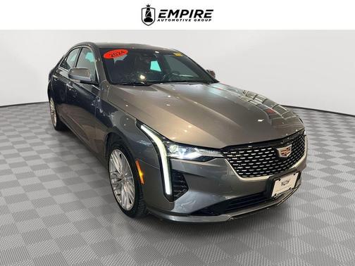 Satin Steel Metallic 2021 Cadillac CT4 Premium Luxury