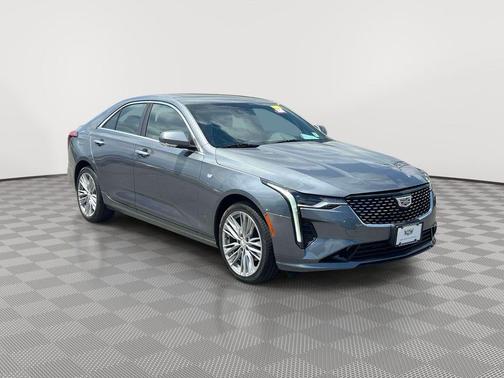 Satin Steel Metallic 2021 Cadillac CT4 Premium Luxury