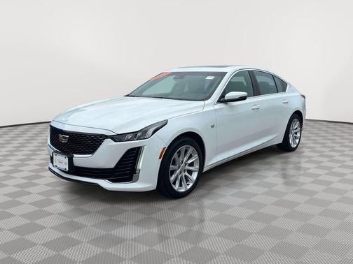 Summit White 2023 Cadillac CT5 Luxury AWD