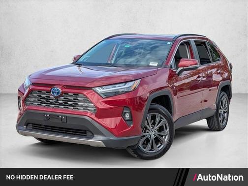Ruby Flare Pearl 2024 Toyota RAV4 Hybrid SE