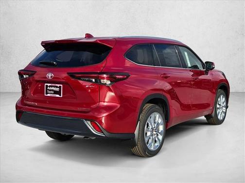 Ruby Flare Pearl 2026 Toyota Highlander Hybrid Limited