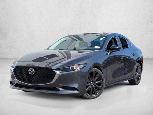 Machine Gray Metallic 2024 Mazda Mazda3 2.5 S Select Sport