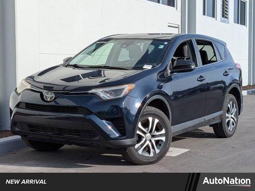 Blue 2018 Toyota RAV4 LE