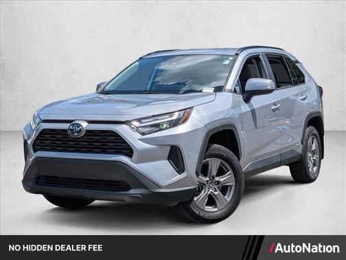 Silver Sky Metallic 2024 Toyota RAV4 Hybrid XLE