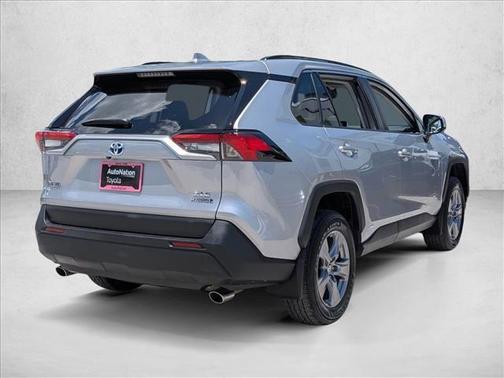 Silver Sky Metallic 2024 Toyota RAV4 Hybrid XLE