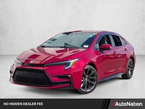 Ruby Flare Pearl 2023 Toyota Corolla SE
