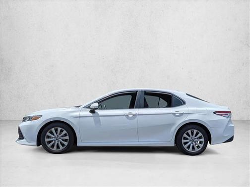 Super White 2019 Toyota Camry LE