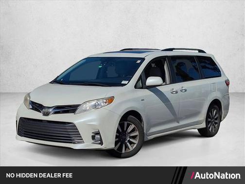 Blizzard Pearl 2018 Toyota Sienna XLE