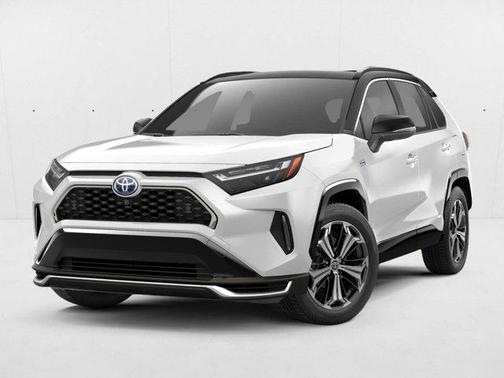 Wind Chill Pearl/Midnight Black Metallic 2023 Toyota RAV4 Prime XSE