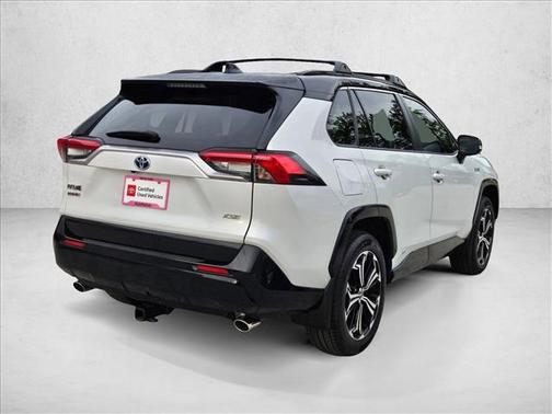 Wind Chill Pearl/Midnight Black Metallic 2023 Toyota RAV4 Prime XSE