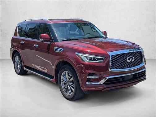 Coulis Red 2021 INFINITI QX80 Luxe
