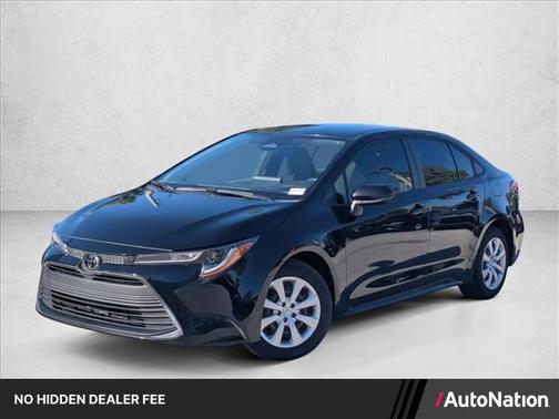 Midnight Black Metallic 2023 Toyota Corolla LE