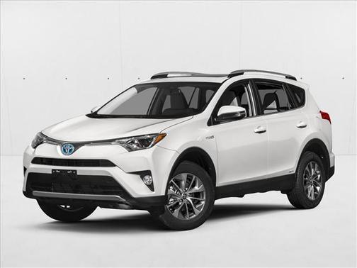 Super White 2018 Toyota RAV4 Hybrid LE