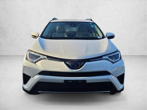 Super White 2018 Toyota RAV4 Hybrid LE